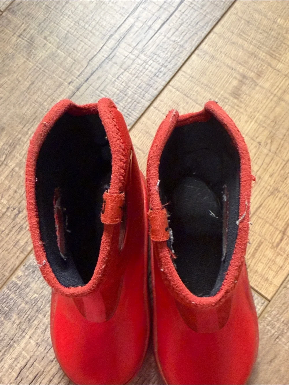 Nike Jordan Lil Drip 'Fire Red' Toddler Rain Boots Size 7C